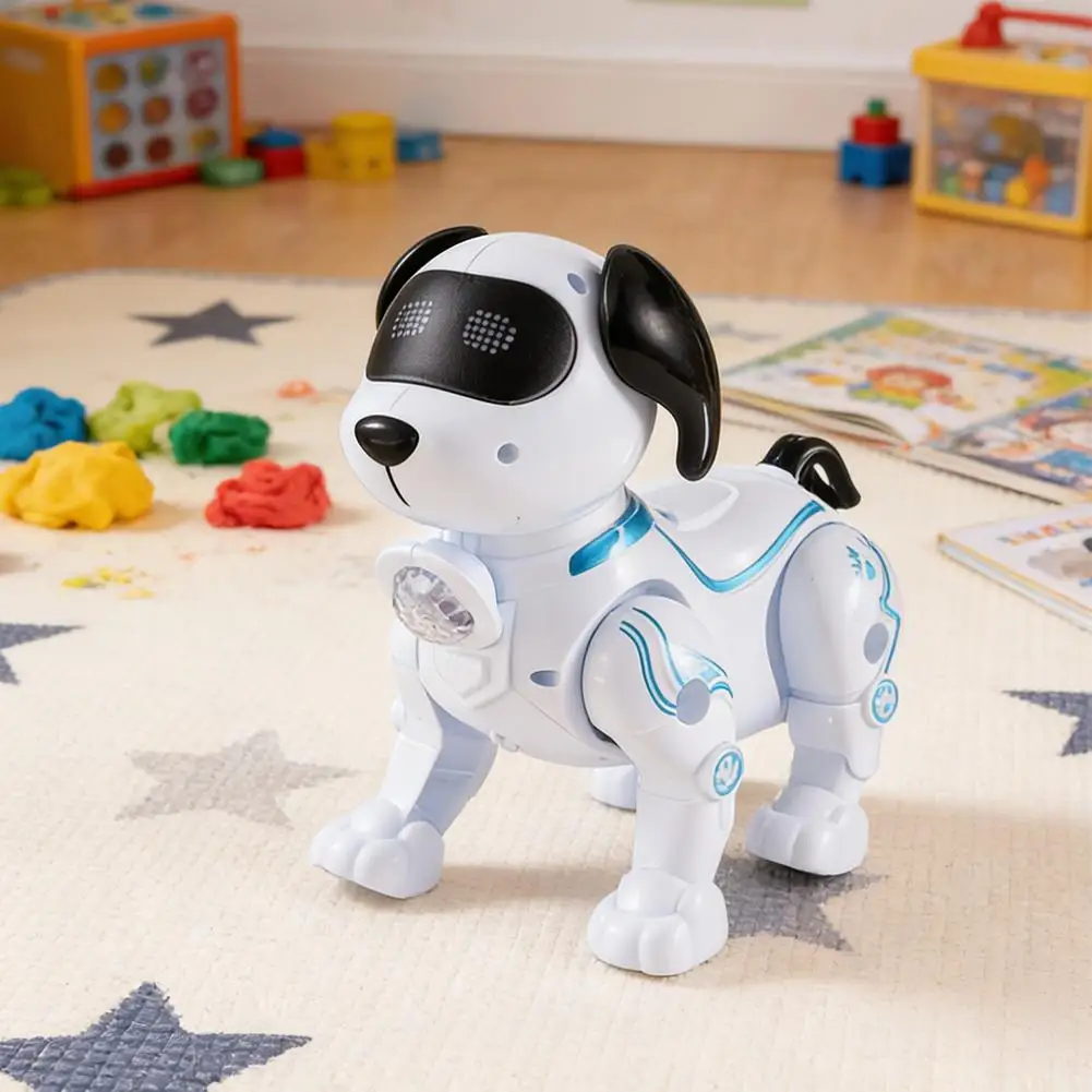 Intelligent Music Robot Dog Interactive Smart Walking Singing Pet Children's Educational Crawling Interactive Toys