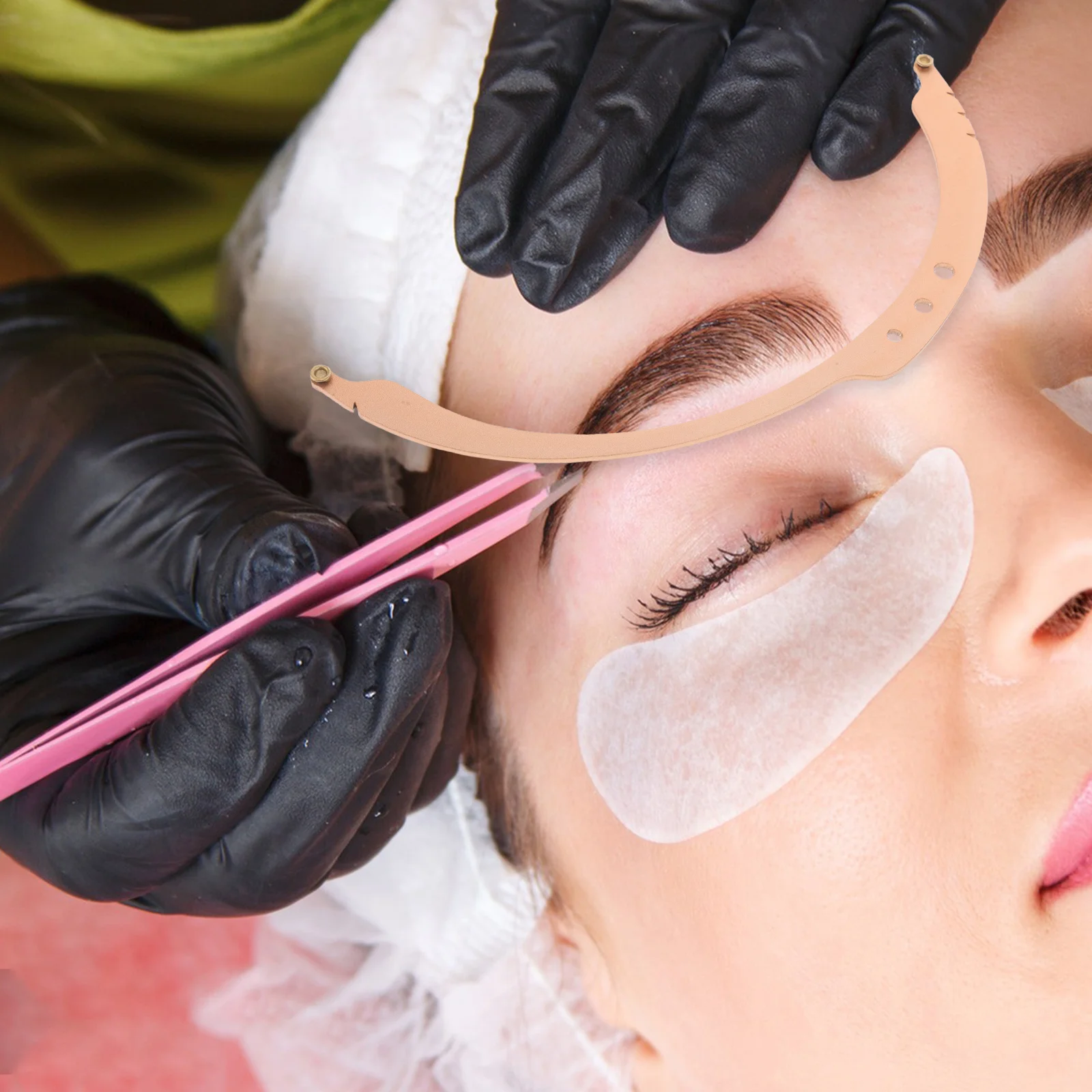 قابل للتعديل الحاجب الإستنسل Microblading حاكم الدقة الحاجب رسم الخرائط أداة لتشكيل الحاجب الوشم قياس دليل