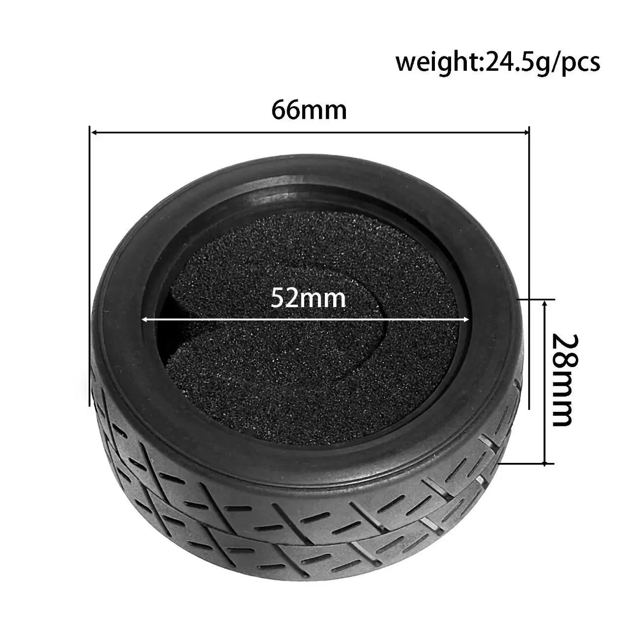 1/10 On-Road Drift Tires for HSP PTG 94122 94123 TT01 – Wear-Resistant Racing Road Drift