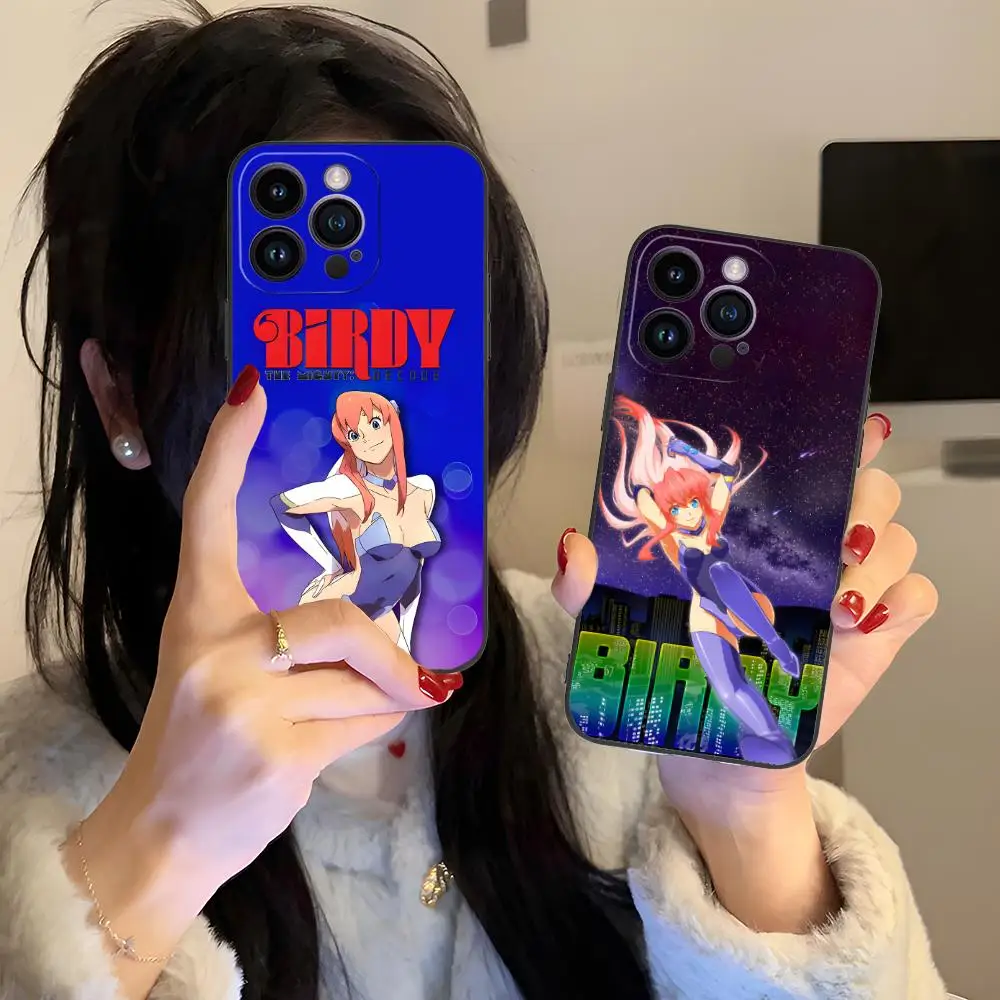 Anime Birdy Mighty Mobile Phone Case for iPhone 17 16 15 14 13 12 11 X XR XS 8 7 Pro Max Plus Mini Colour Cover Cover Pretty