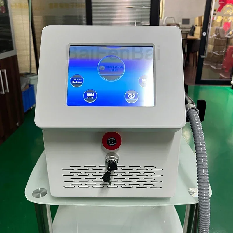 Piosecond Laser Wash Tattoo Wash Eyebrow Removal Laser Hair Removal Skin Whitening Mole Q Switch ND Yag 532nm 755nm 1064nm