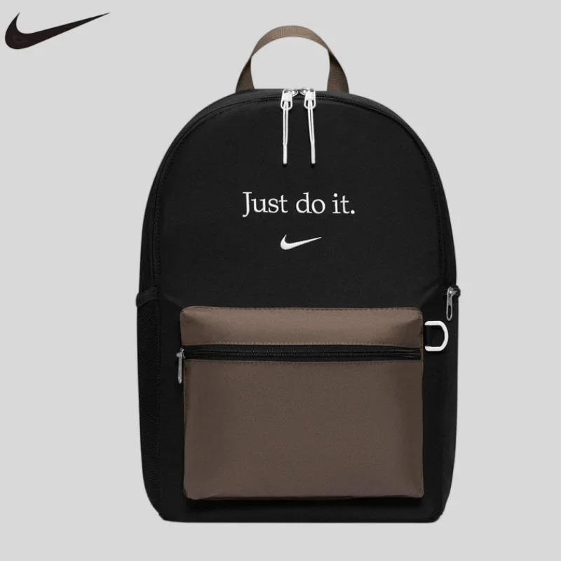 Nike Men's New 2026 Autumn Backpack, Lightweight Multi-pocket Sports Leisure Daily Commuter Outdoor Travel Bag IQ3296-010