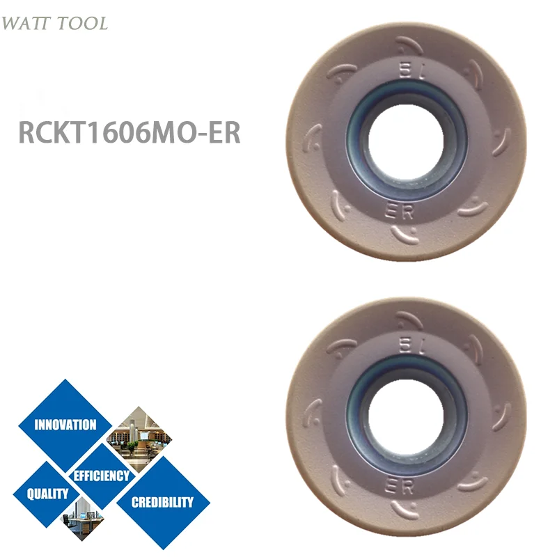 10pcs RCMX1606MO Cemented carbide and cermet inserts milling Inserts