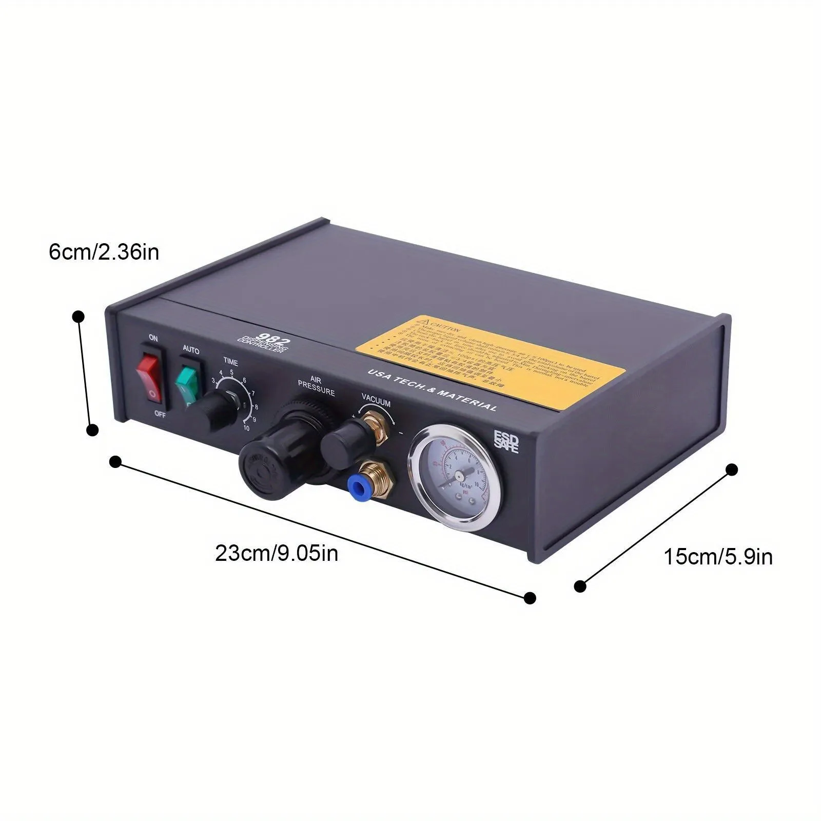 20W Pneumatic Dispensing Controller Glue Dispenser Solder Liquid Controller 982, Glue Dispenser Machine Solder Paste Controller