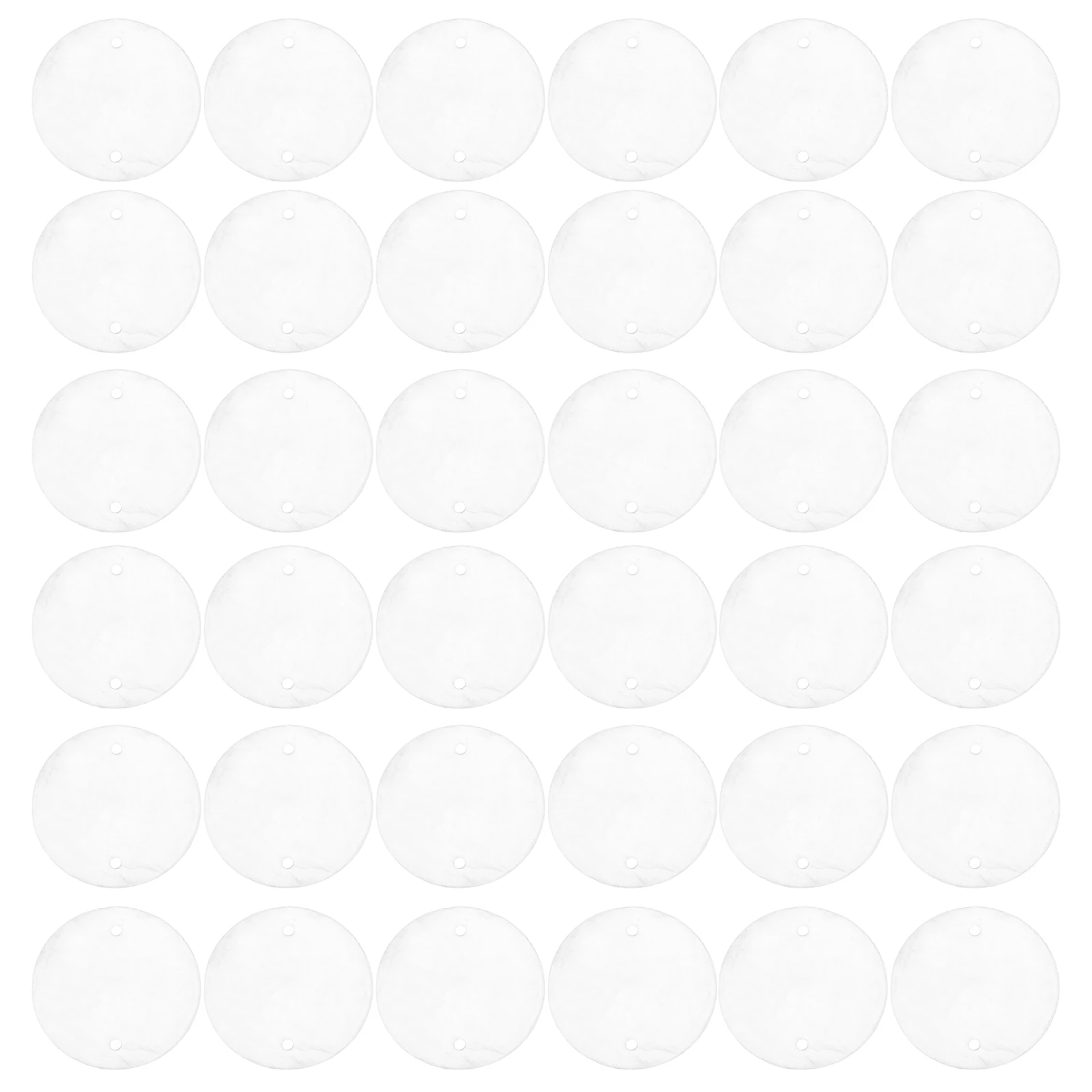 

100Pcs Round Shells Pieces Flat Natural Shell Slices DIY Handmade Wind Chime Jewelry Making Materials Pendant Charms Beads