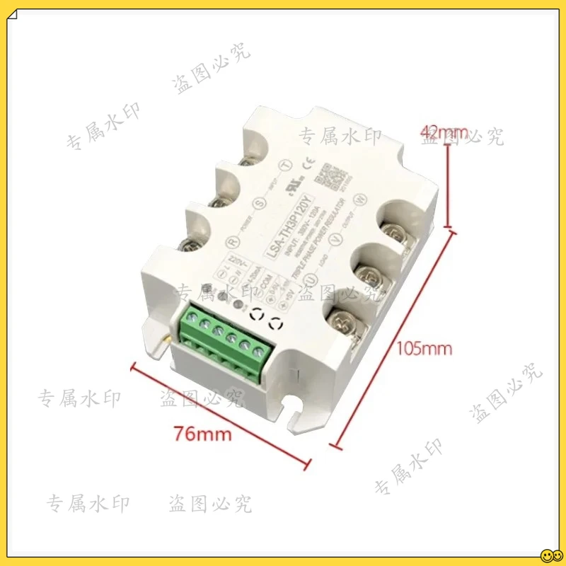 forThree-phase AC Voltage Regulating Module Power Regulator Thyristor Solid State Relay Dimming 15A-200A