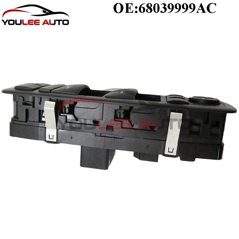 New 68039999AC 68039999AA 68039999AB Power Master Window Switch For Dodge Caravan Journey Jeep Grand Cherokee Chrysler Car Parts