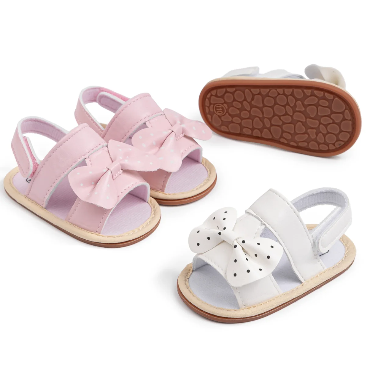 

Детская обувь, летние повседневные сандалии с цветочным бантом, свадебное платье принцессы, прогулочная обувь для девочек, мягкая нескользящая подошва, первые ходунки