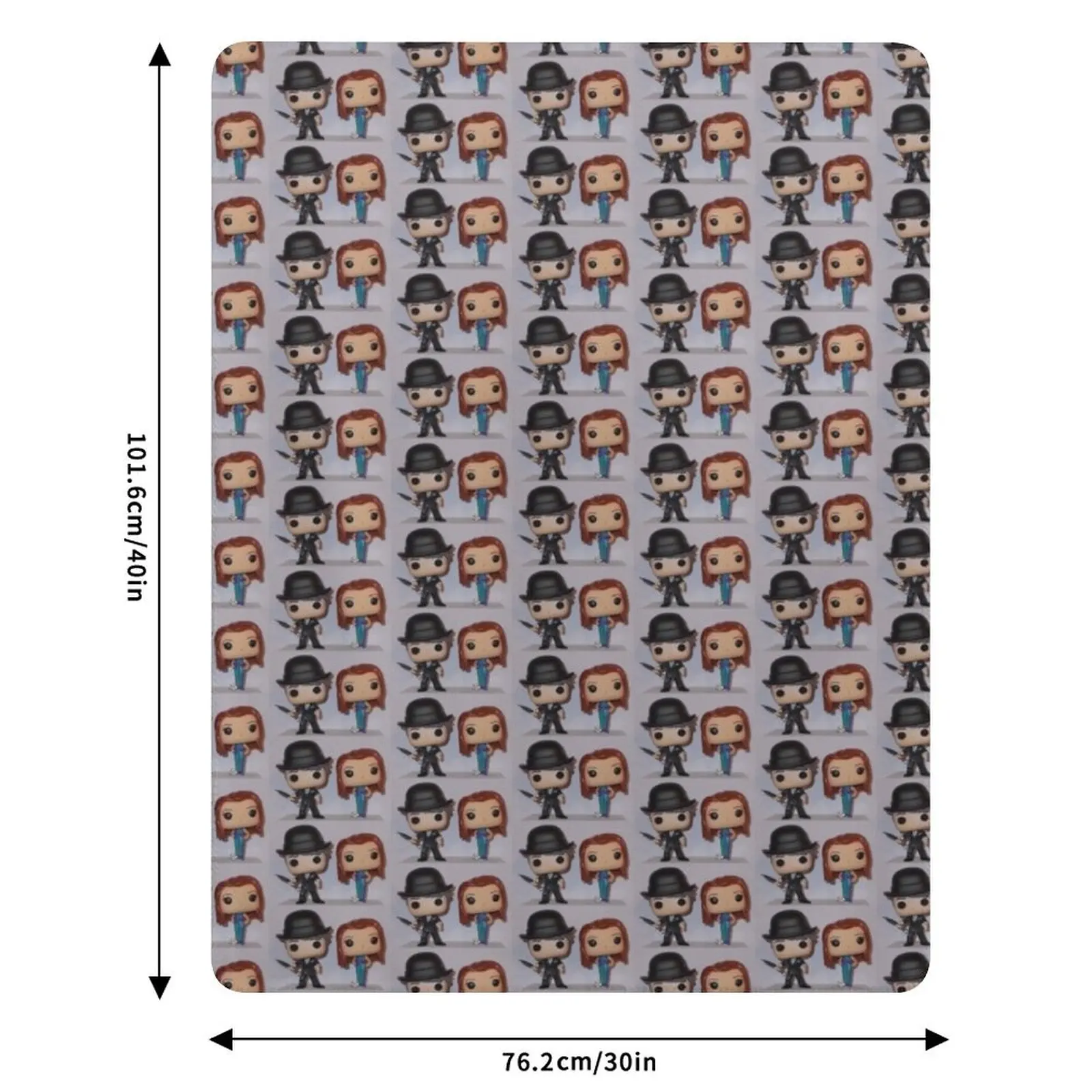 إيما بيل وجون ستيد. رمي بطانية لينة أفخم منقوشة بطانية الفانيلا الثقيلة