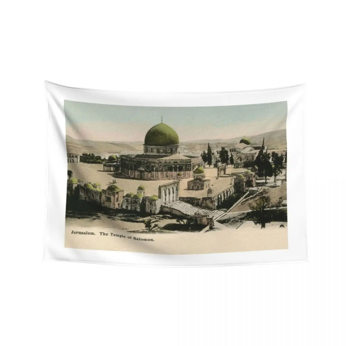 

Jerusalem The Temple of Solomon ca 1900 Tapestry Decoration For Home Decoration Room Decorative Paintings Tapestry