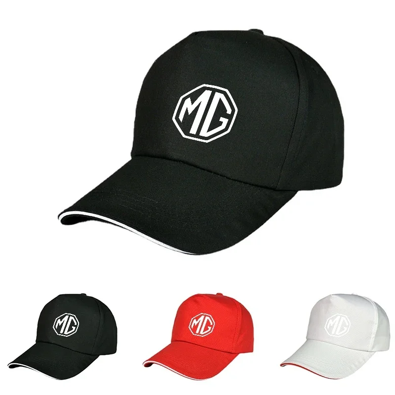 MG Logo Baseball Cap Summer Sun Hat Outdoor UV Protection Hat Fit MG ZS EV HS EHS PHEV MG3 MG4 MG5 MG6 Car Fans Casual Accessory