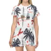 Dresses for Womens Gifts For Her Casual Summer T-shirt Dress With A Nautical Tropical Print Y2k Ladies Clothes Woman Clothing