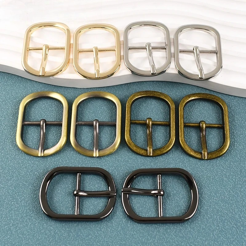 5/10Pcs Metal Belt Buckles 12-38mm Adjuster Pin Buckle Garment Handbag Decor Clasp Bag Strap Shoes DIY Replace Accessories