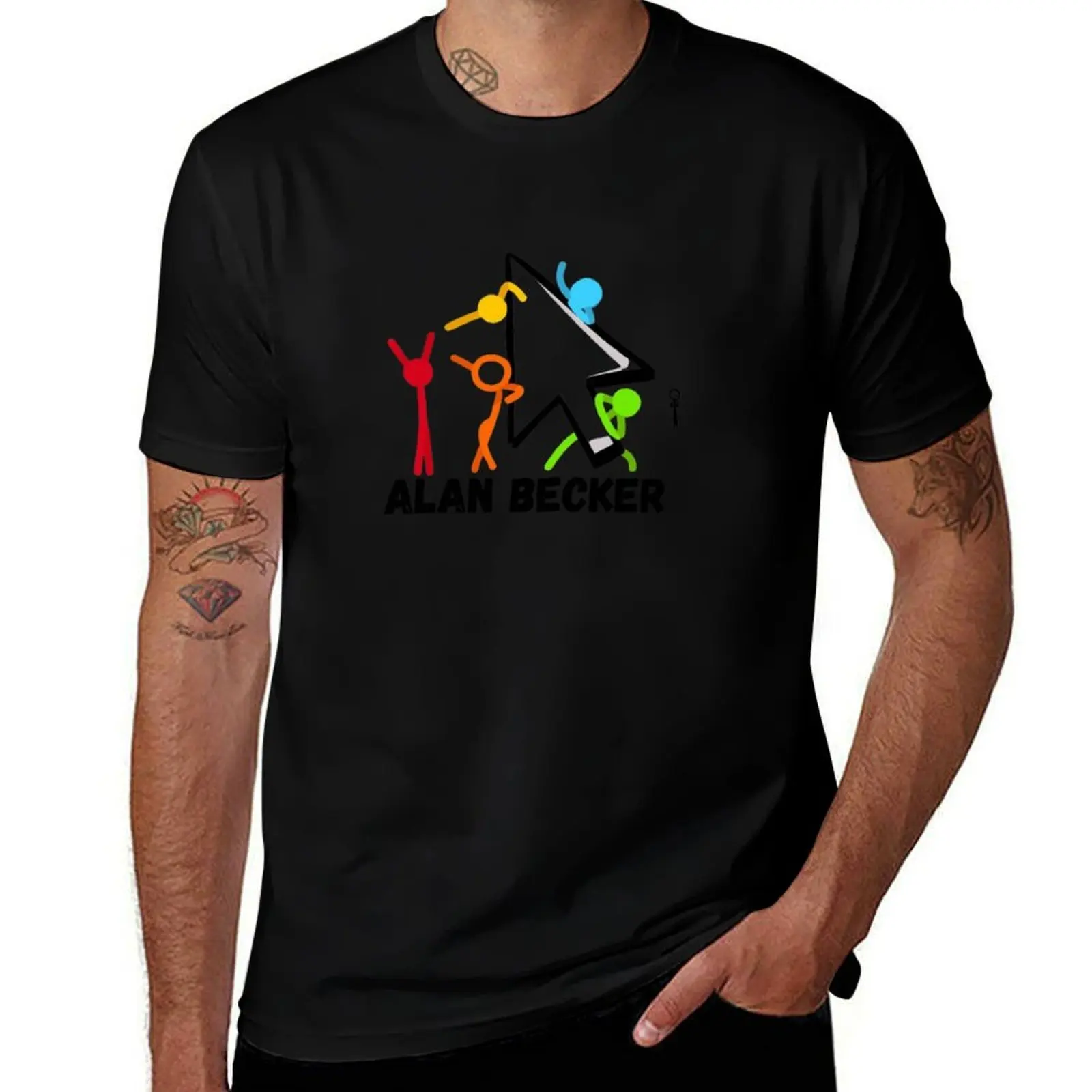 

alan becker T-Shirt Basic Comfort Fit T-Shirt for Men