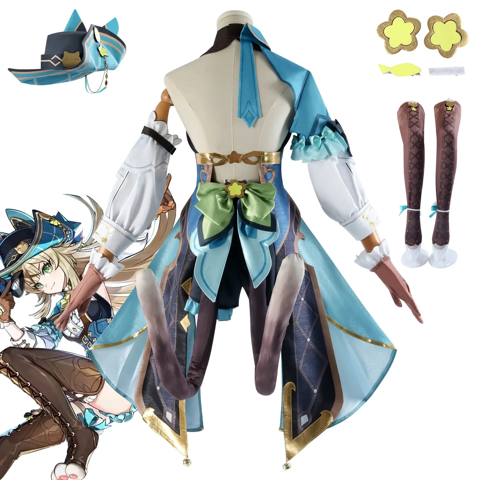 Kirara Cosplay Genshin Impact Phantom in Boots Costume Female Anime Cosplay 2025 Hot Sale