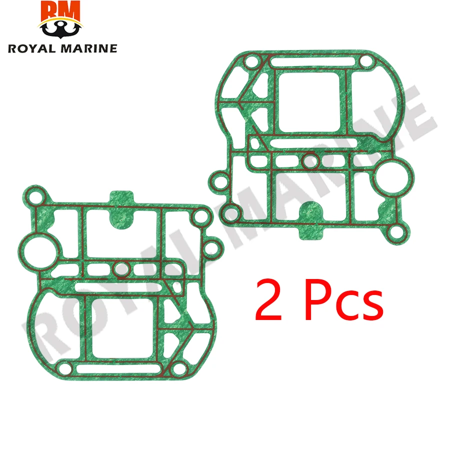 

66T-41133-A0 Прокладка выпускного коллектора 1 для лодочного двигателя yamha 2T 40HP 66T-41133-00 66T-41133 66T-41133-A0-00 66t-41133-00 2 шт.