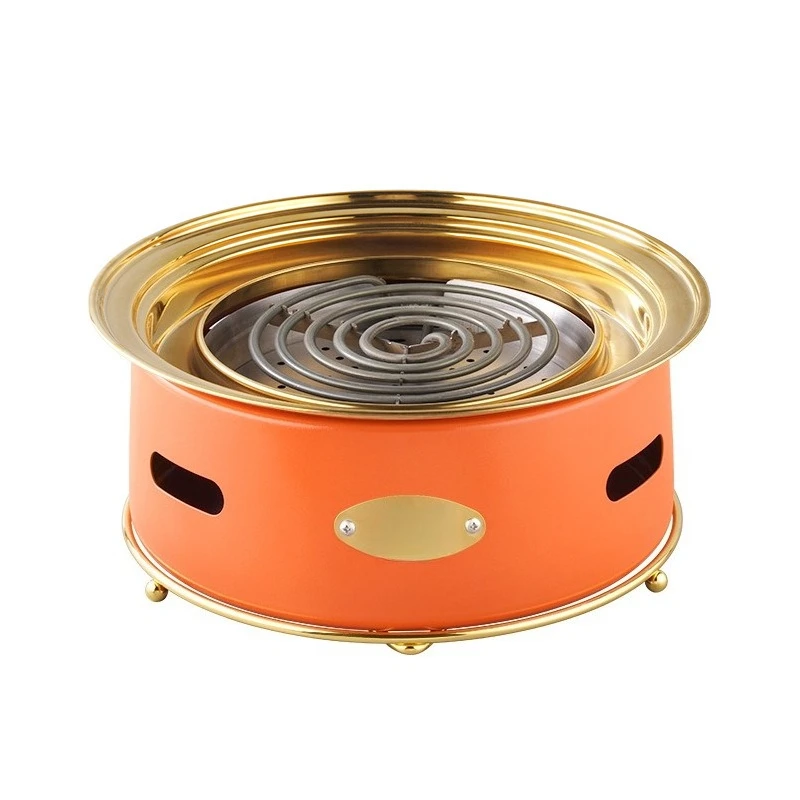 

Black gold electric oven, round barbecue mud oven, Korean commercial smoke exhaust, mosquito coil tube