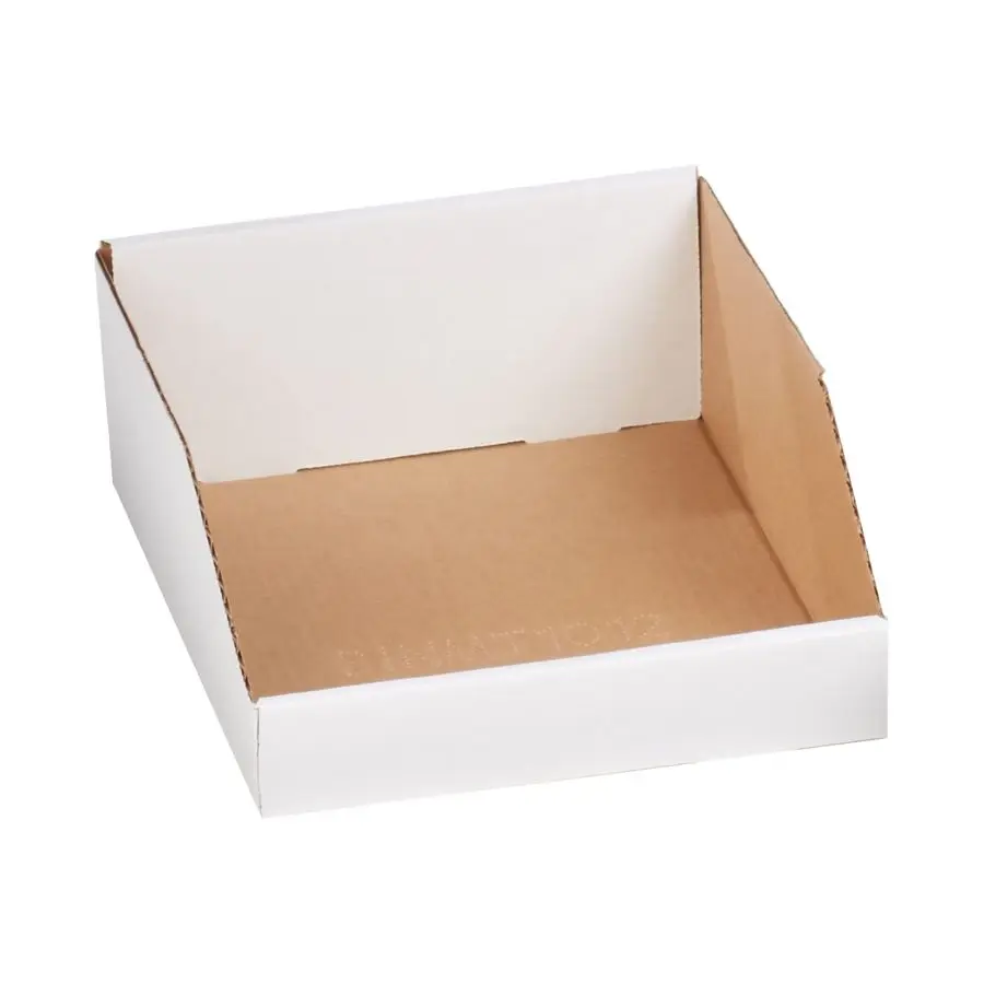

Storage Bins Small 10L x 12W x 4 1 2H 25Pack Corrugated Cardboard Box for Packing, Moving, and Storage