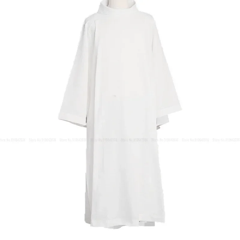 Medieval Muslim Fashion Pakistani Men Islamic Clothing Ramadan Prayer Turkish Arab Dubai Kaftan Priest Missionary Long Gown Robe