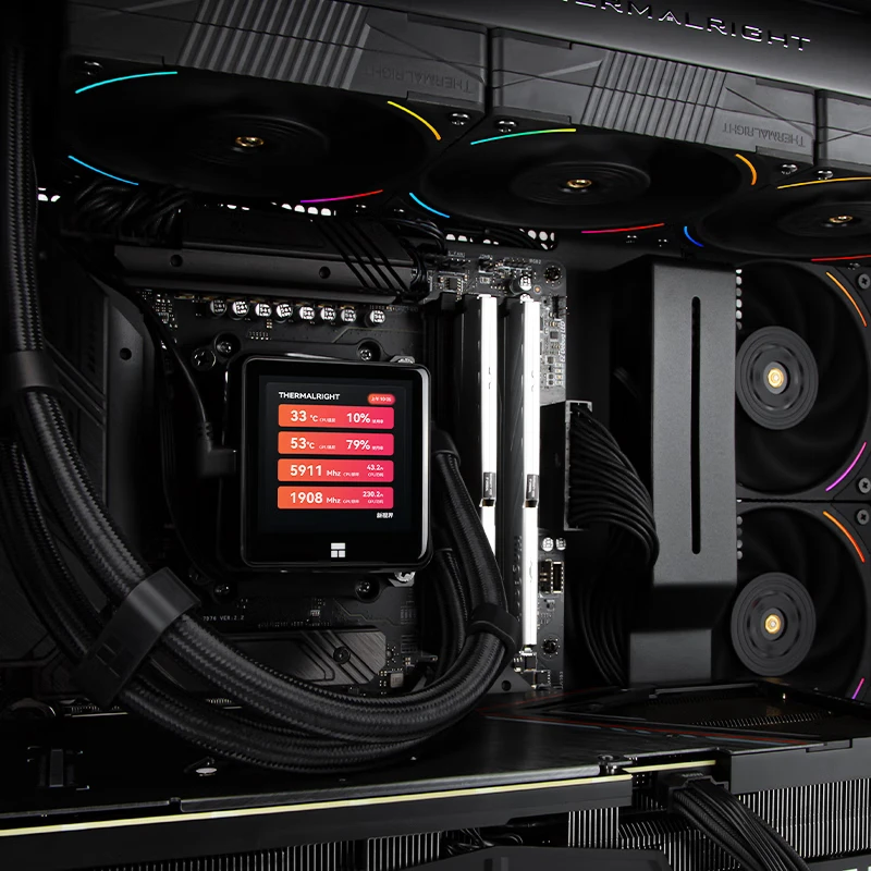 FROZEN GUARDIAN 360 مشعاع متكامل مبرد بالماء AM5 IPS LCD شاشة مربعة عرض وحدة المعالجة المركزية مبرد المياه