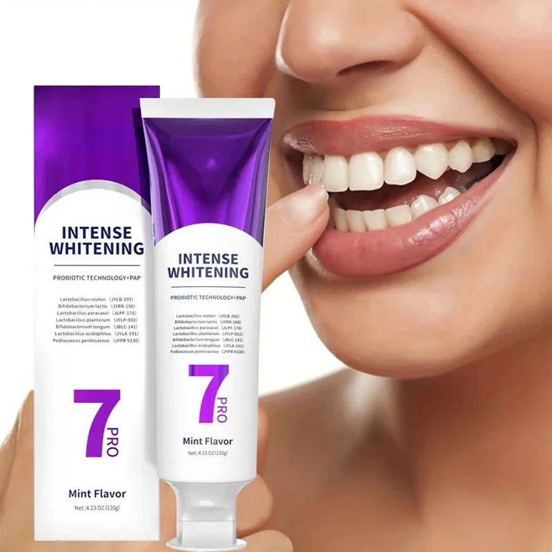 Dentifrice blanchissant avancé probiotique 7D