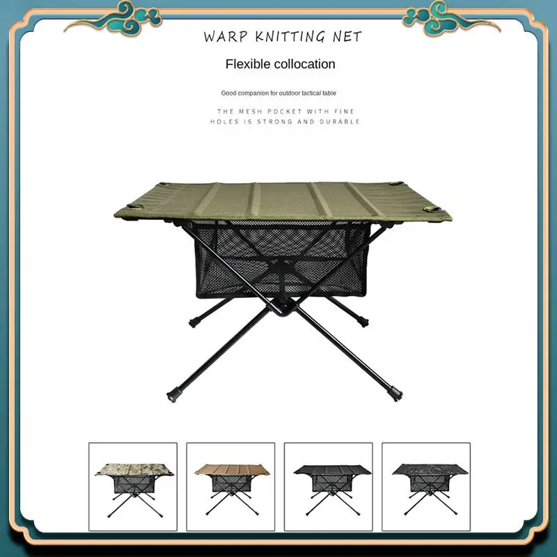 

Latest Foldable Camping Table Storage Mesh Bag Under The Table Mesh Bag Camping Table Storage Bag