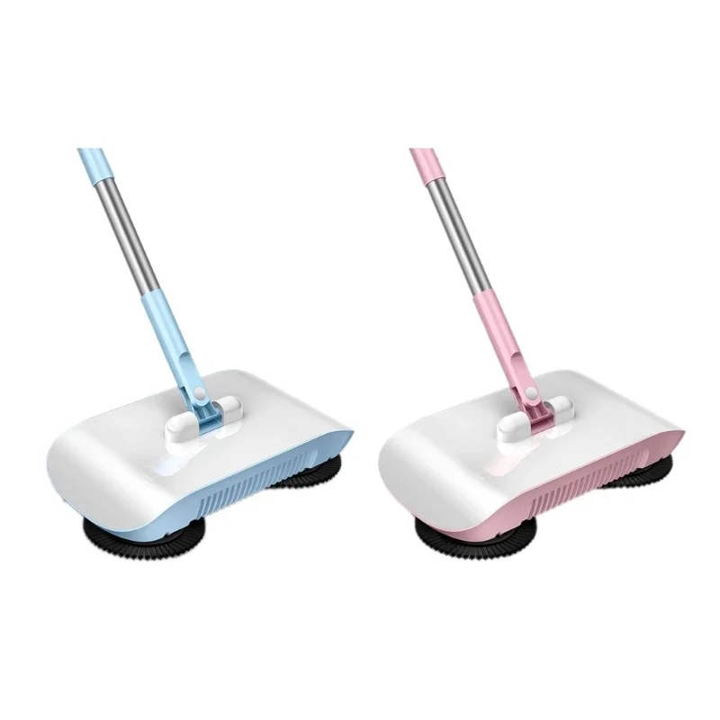 Household Sweeper, Manual Floor Cleaner, 2 in 1 Broom And Mop Hand Push Type Cleaner Dustpan Home Cleaning Tools