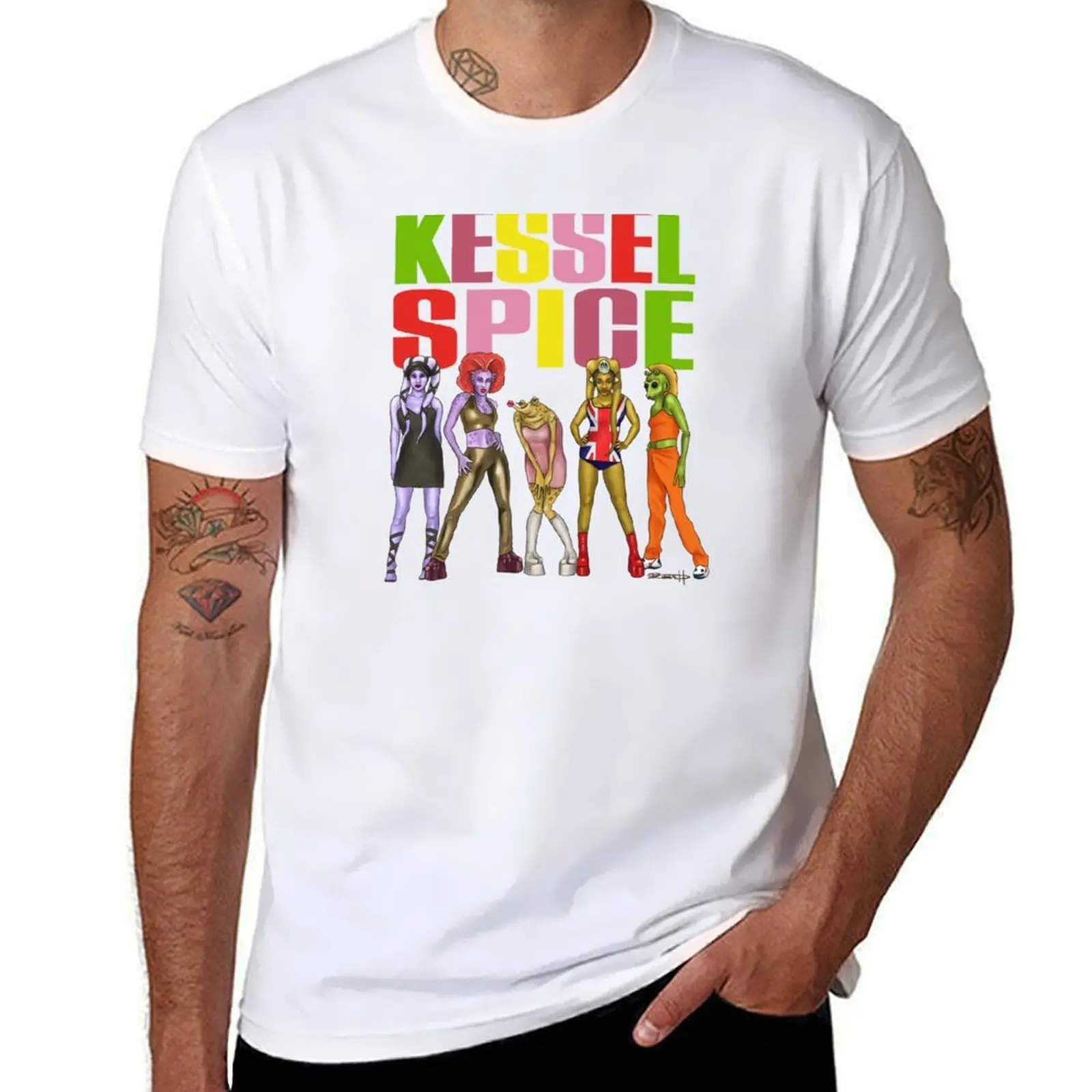 Camiseta kessel spice para hombre, camisetas de verano para hombre, camiseta ajustada