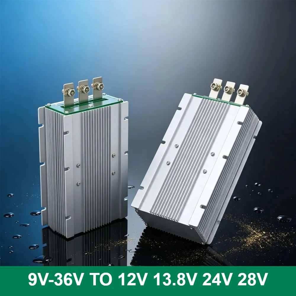 12V To 28V Power DC-DC Converter 24V To 28V Voltage Regulator 9V-36V To 28V 12V 13.8V 24V 50A-100A Transformer Voltage Regulator