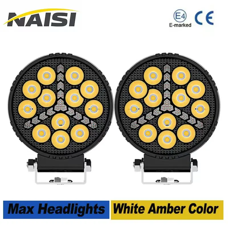 

DC9V-60V Car High Bridges Search Light Spotlight LED Lamp for 4x4 Driving Led off-road use Flood Beams Truck ATV SUV