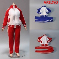 In Stock DMTOYS 1/6 Scale Teenagers School Uniform Sports Wear Clothes Model Fit 12'' Female Soldier Action Figure Body Dolls