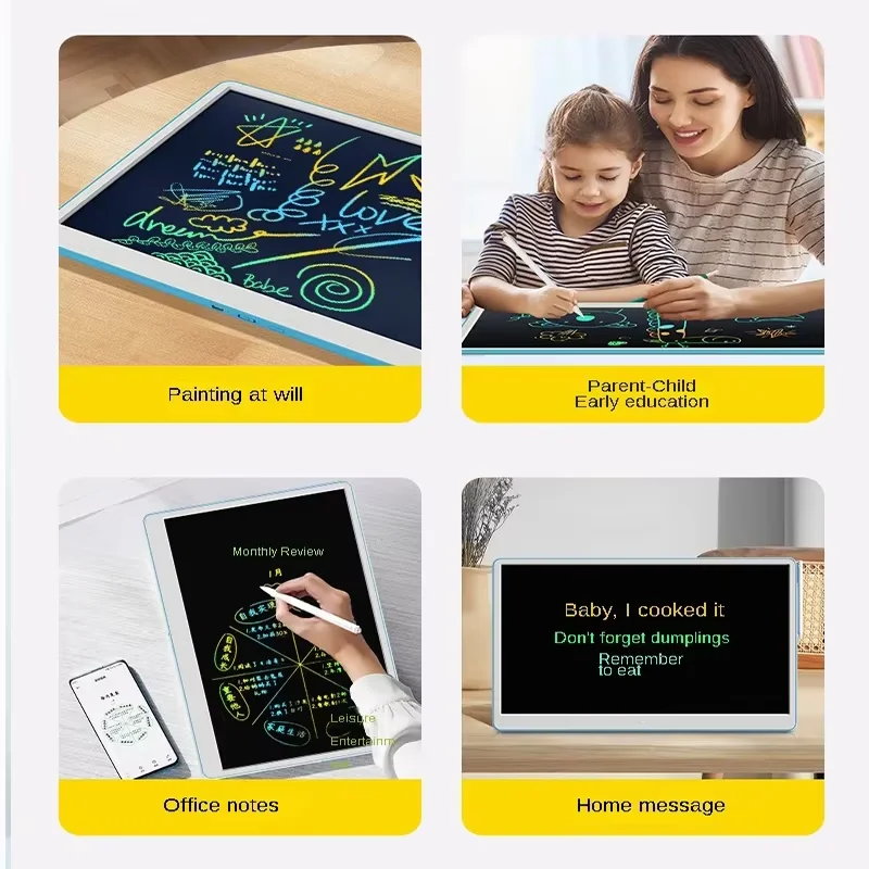 16/13/11 Zoll LCD Grafik Zeichentablett Augenschutz Elektronische Schreibtafel 3-12 Jahre Kindergeburtstagsgeschenke/Weihnachten/Reisespielzeug
