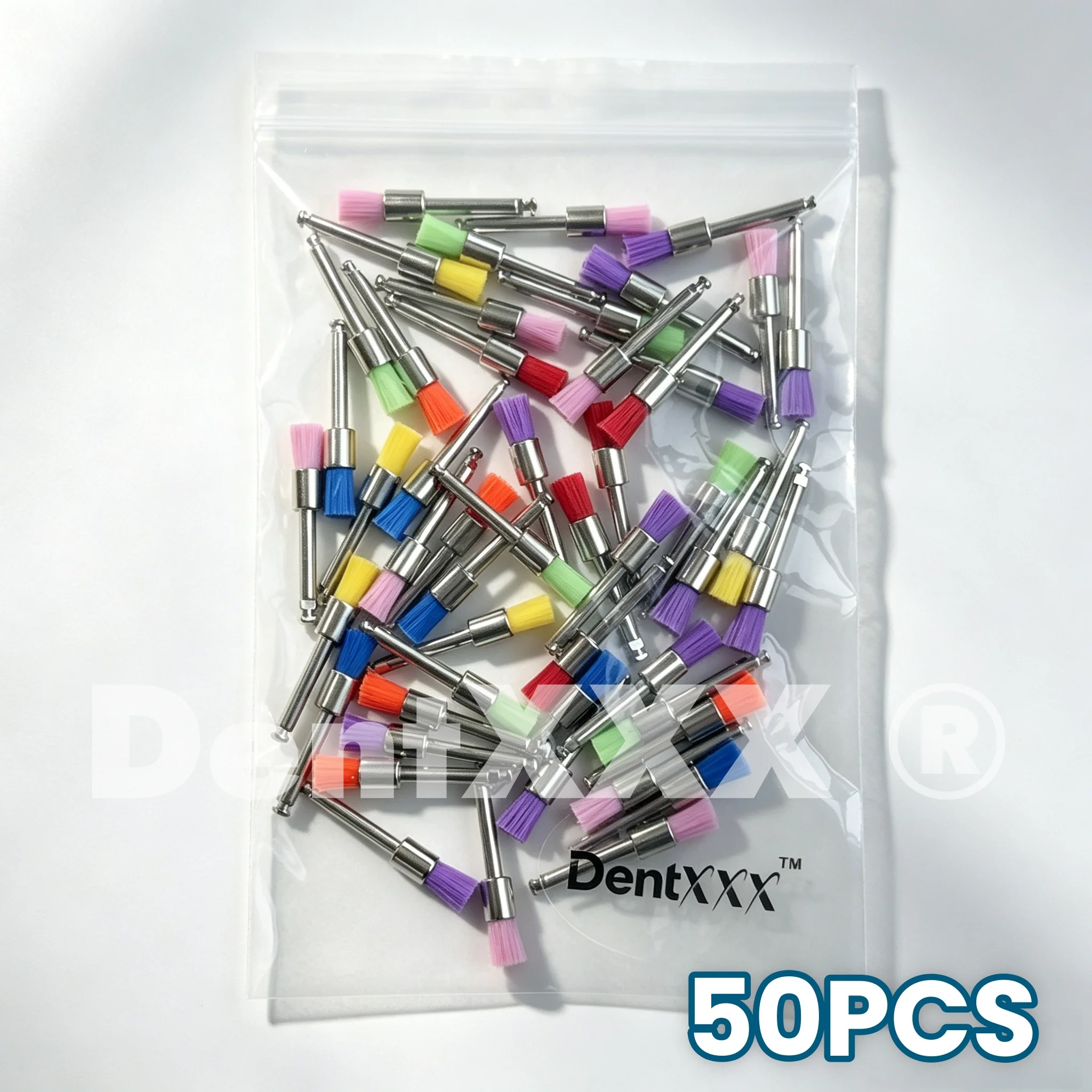 50/100/300PCS Soft Nylon Polishing Heads Brushes, Cleaning Tools