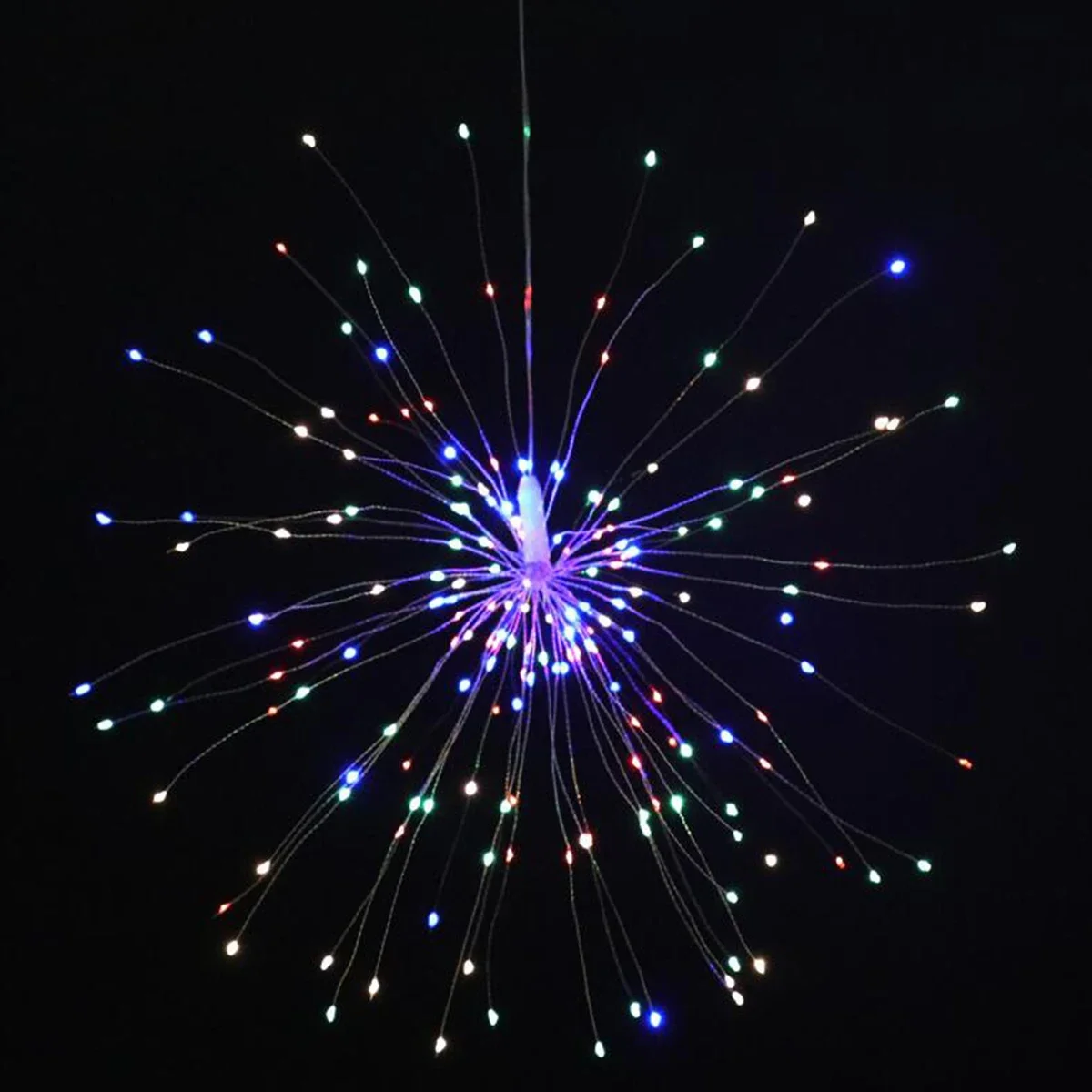 Outdoor LED Firework String Light Star LED Fairy Lights Garland On Battery Operated Home Decorations For Party Wedding Holiady