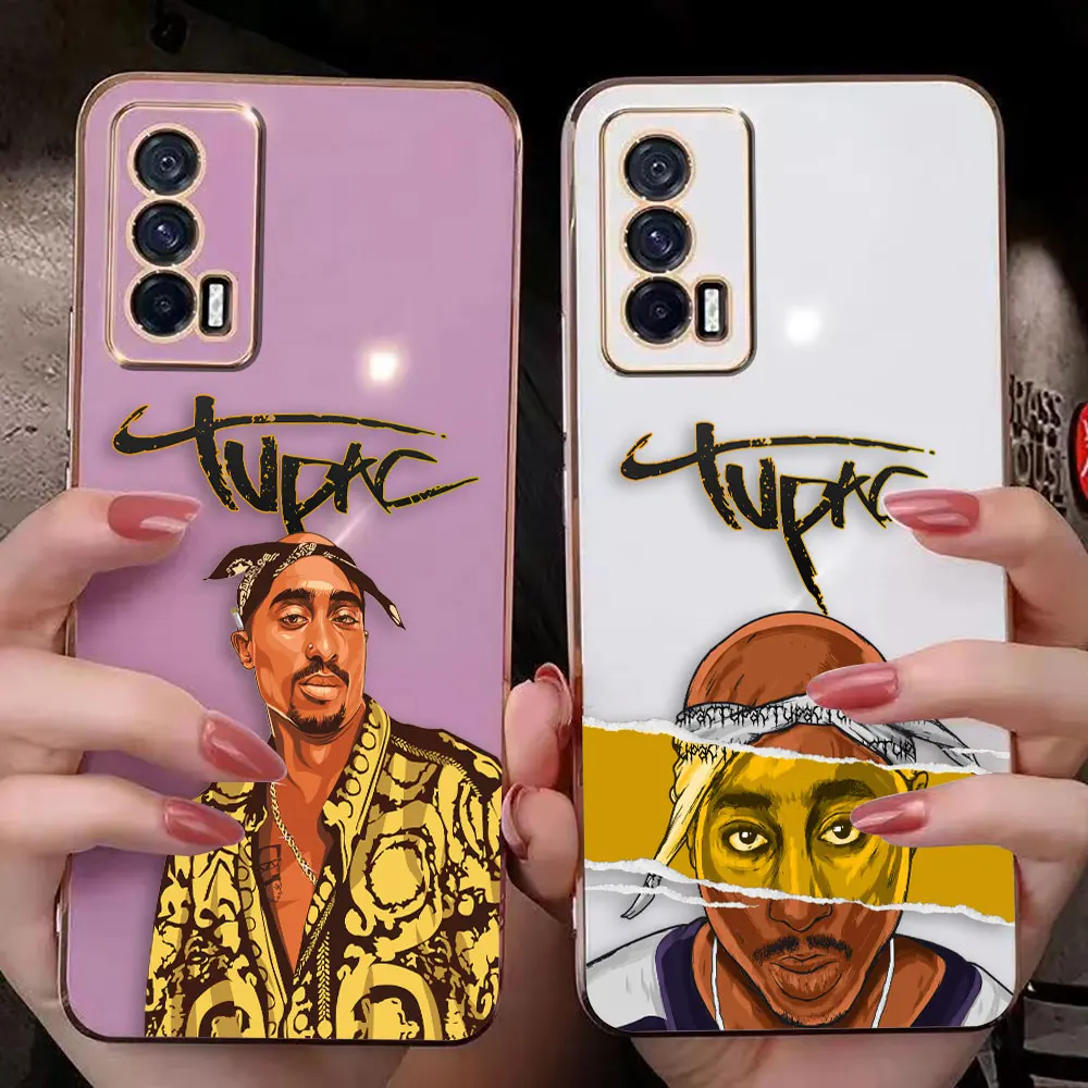 Cover Smooth E-TPU Phone Case OPPO A15 A16 A17 A78 A58 A53 A54 A57 A72 A73 A74 A91 A92 A94 4G 5G Case Singer 2Pac Tupac Shakur