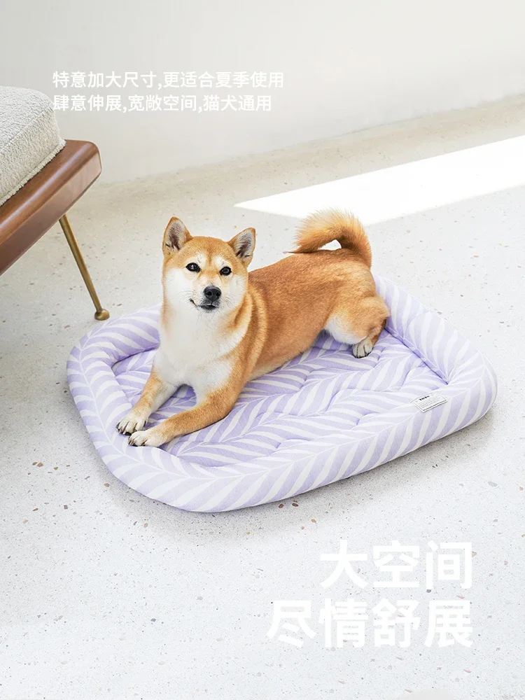 Summer Pet Ice Cushion Cooling Dog Nest Cool Feeling, Bite resistant Small Dog Teddy Bed Summer Cool Cushion