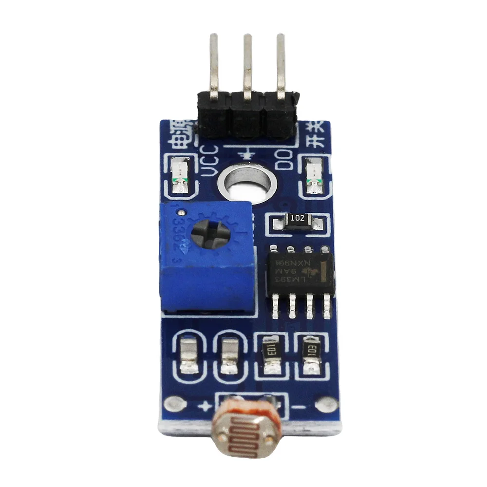 Photosensitive Sensor Module 3.3-5V 3 Pin Photoresistor Light Detection Resistance Module Photo Resistor for Arduino