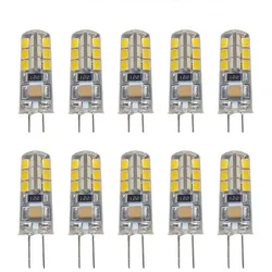 10pcs G4 Led Bulb 2W 3W 5W 9W 12W 15W 12V AC220V Saving Silicone Lamp 360Beam Angle Replace halogen Light Spotlight Chandelier