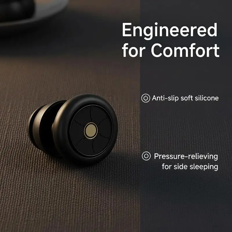 50dB Noise Cancelling Ear Plugs 1 Set Reusable Soft Silicone Earplugs for Sleeping Study Concerts Air Travel