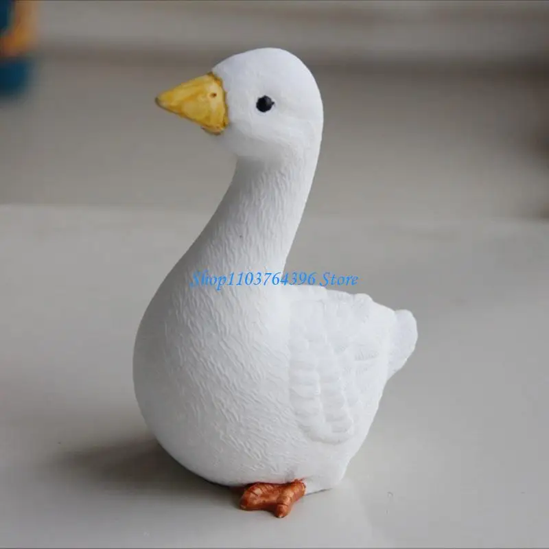 Silicone 3D Duck Shaped Mold for Creative Desktop Decorations Aromatherapys Making Mould Resin Craft Supplies