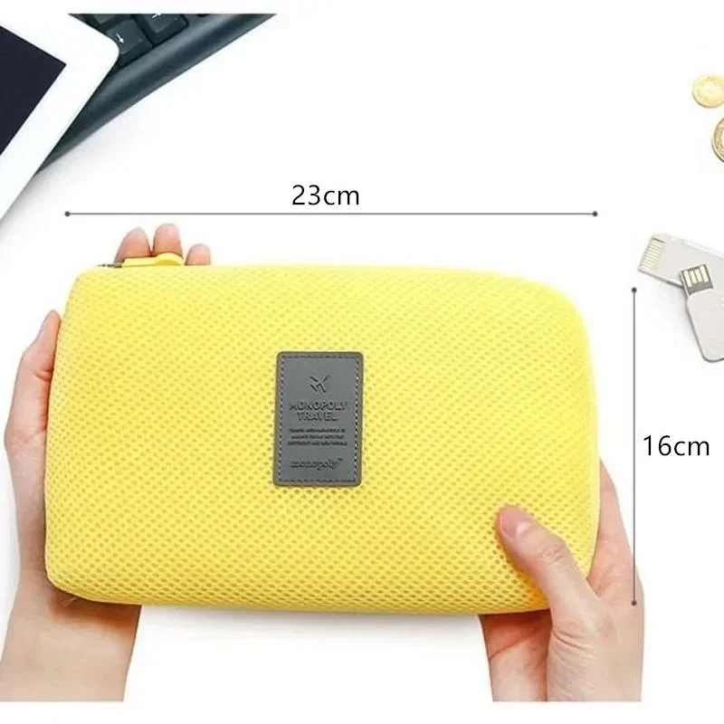 New Portable Charger Data Cable Storage Bag Multi Functional Shockproof Digital Simplified Storage Bag