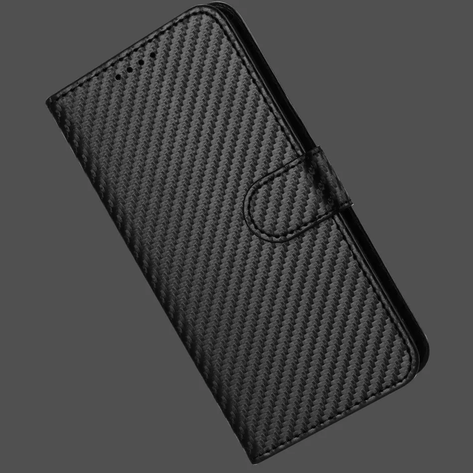 Carbon Fibre Leather Case For Huawei Honor 6TPro 7A 8S 8X 9X 9 10i 20 20E 20S 10 90 Smart 70 Pro 5G Wallet Cash Slot Phone Cover