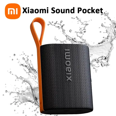 Original Xiaomi Sound Pocket IP67 Bluetooth 5.4 TWS Stereo Combo 1000mAh 10-Hour Ultra-Long Battery Life Mic Portable Speaker