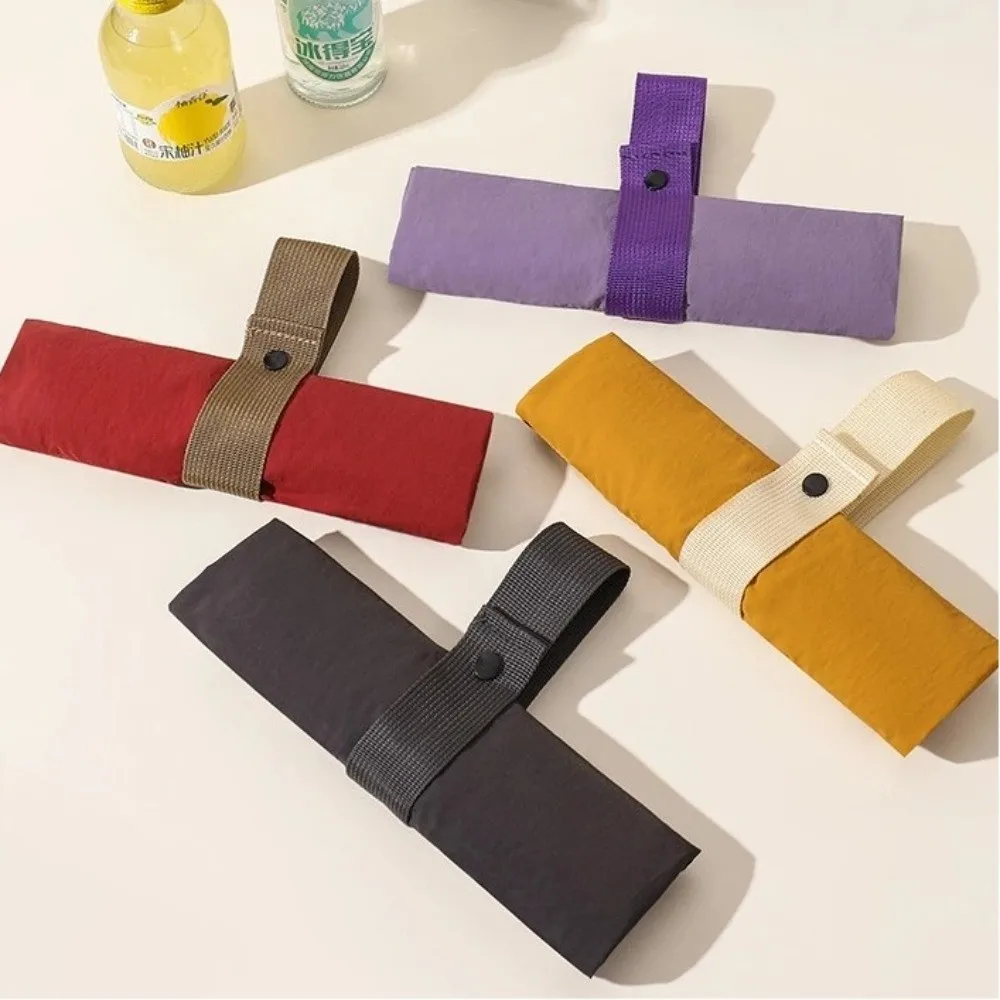 Portable Large Capacity Lunch Bag Waterproof Fldable Lunch Box Handbag Drawstring Cosmetic Bag