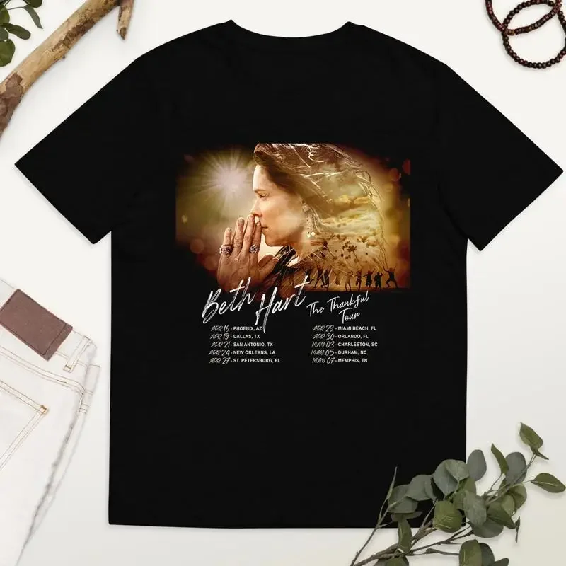 تي شيرت Beth Hart The Thanksful Tour 2022 بالحجم الكامل S 5XL ET551 #1