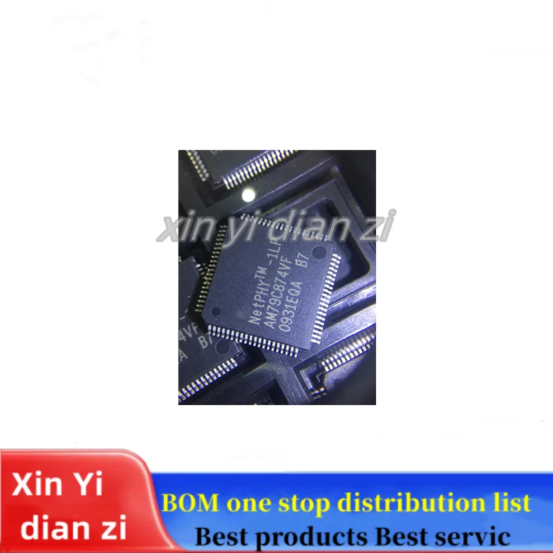 1pcs/lot AM79C874VF  AM79C874 Transceiver QFP-80 ic chips in stock