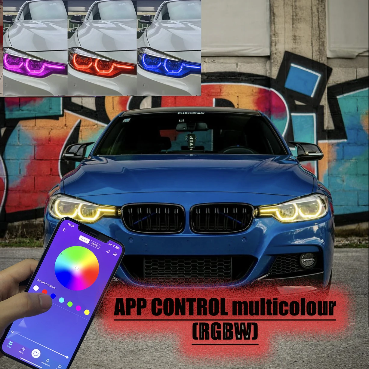 RGB Multicolor DRL F30 F31 F34 GT İçin 2016-2019 BMW 3 Serisi İçin Yeni Aydınlatma Çözümü: F3E9DC Modeli Detaylı İnceleme