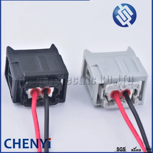 Imagen 2 del producto Conector de inyector de combustible automotriz de 2 pines, enchufe de bomba de aceite de alta presión 7287-1495-30 90980-12747 para Honda Civic Fit Accord CRV XRV
