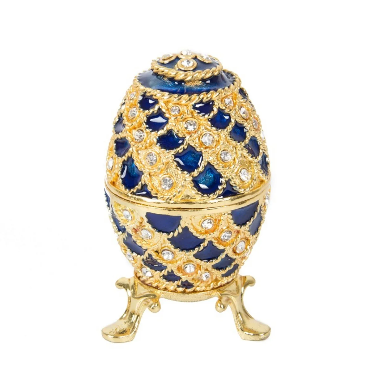 Qifu Blue and Gold Color Elegant Gift Boxes for Jewellery