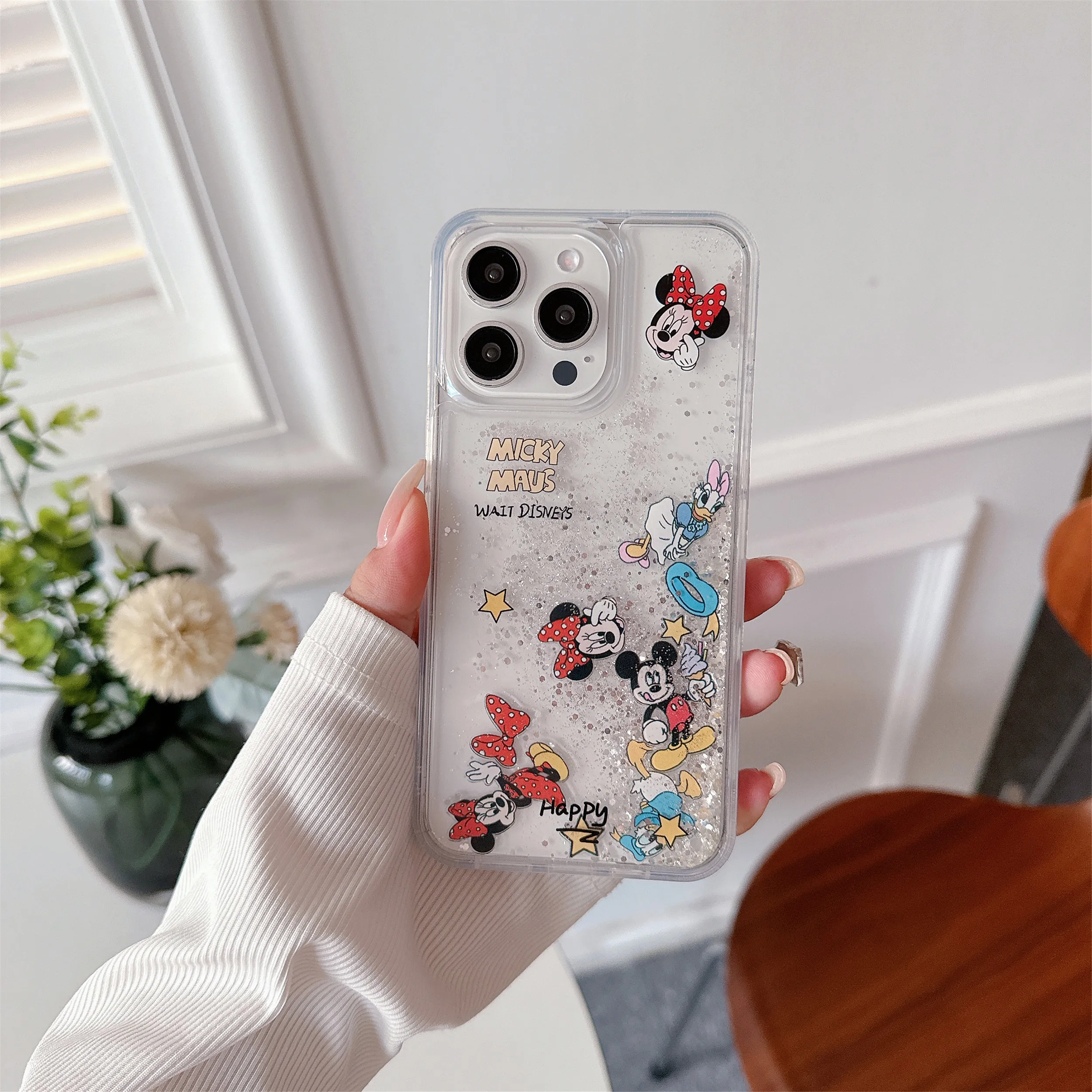Mickey Mouse Toy Story Hello kitty Animation Disney Cartoon Phone Case For iPhone 11 12 13 14 15 Pro Max Plus Anti-drop Case